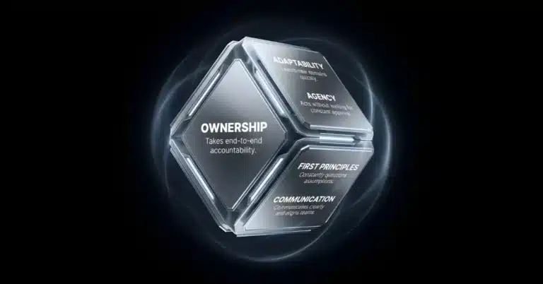 A professional demonstrating benefits of hiring generalists in AI and the AI era generalist hiring strategy through end-to-end ownership.