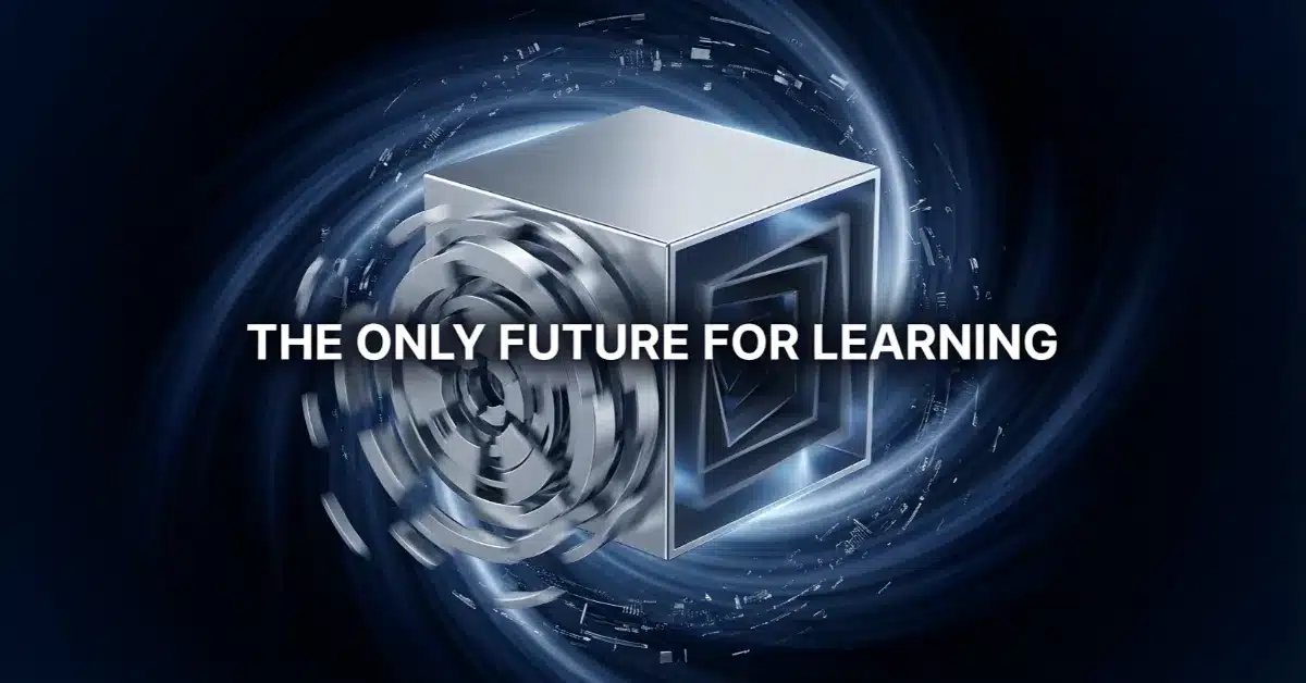 A conceptual image illustrating the shift from outdated, standardized batch-processed models to the future of education: personalized learning technology implementation