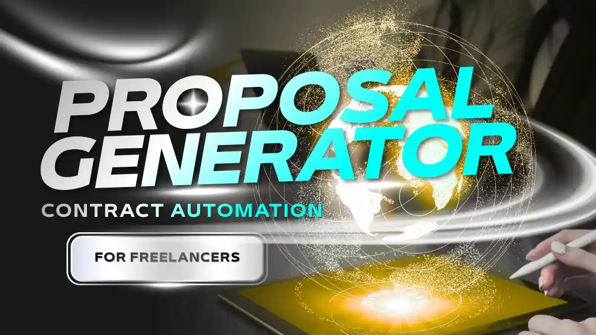 "AI Proposal Generator" Contract Automation for Freelancers designed By Info Pinky Team.