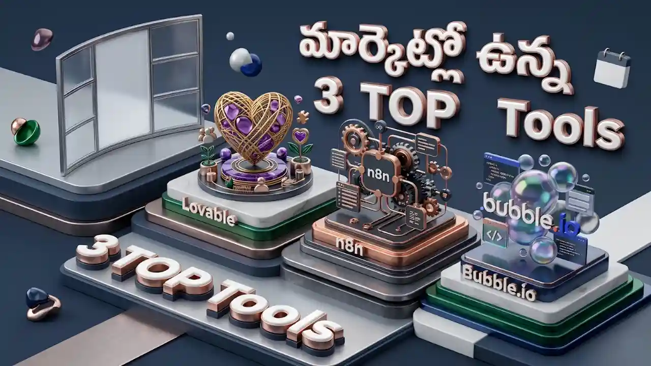No-Code AI SaaS Business in Telugu (Coding లేకుండా AI SAAS Building)
