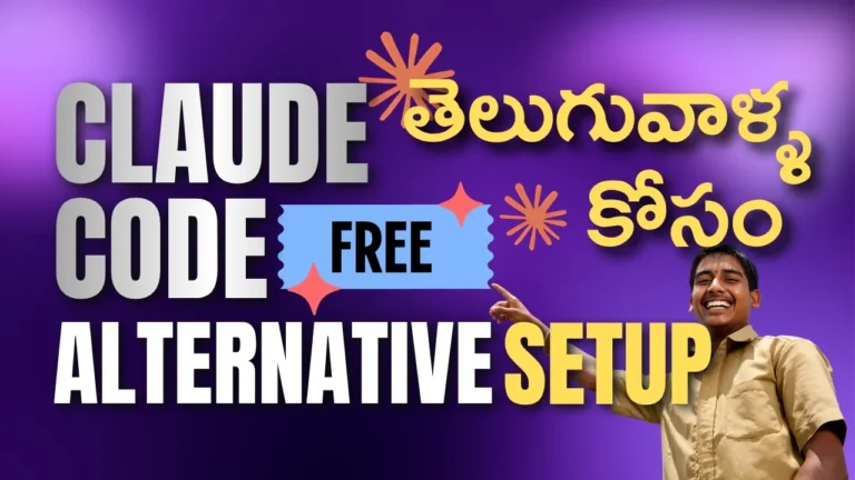 Claude Code Free Alternative Setup Telugu Guide - NVIDIA Free API Complete Tutorial with Step by Step Instructions