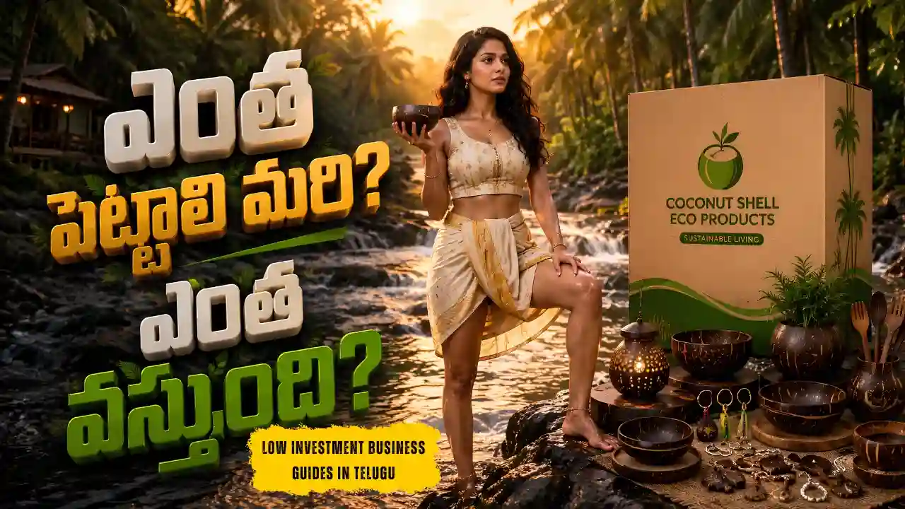 Low investment small business with high profit income for Andhra Pradesh youth Telugu business ideas