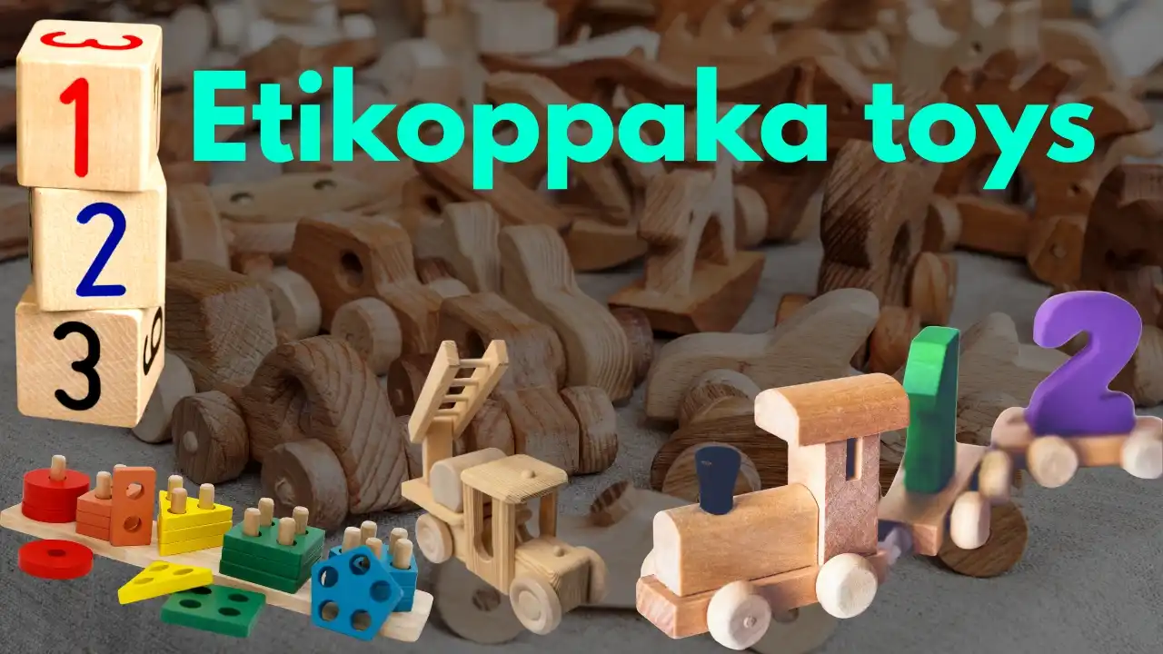 Comparison between plastic toys and wooden educational toys showing why parents prefer eco-friendly learning toys for children in India.