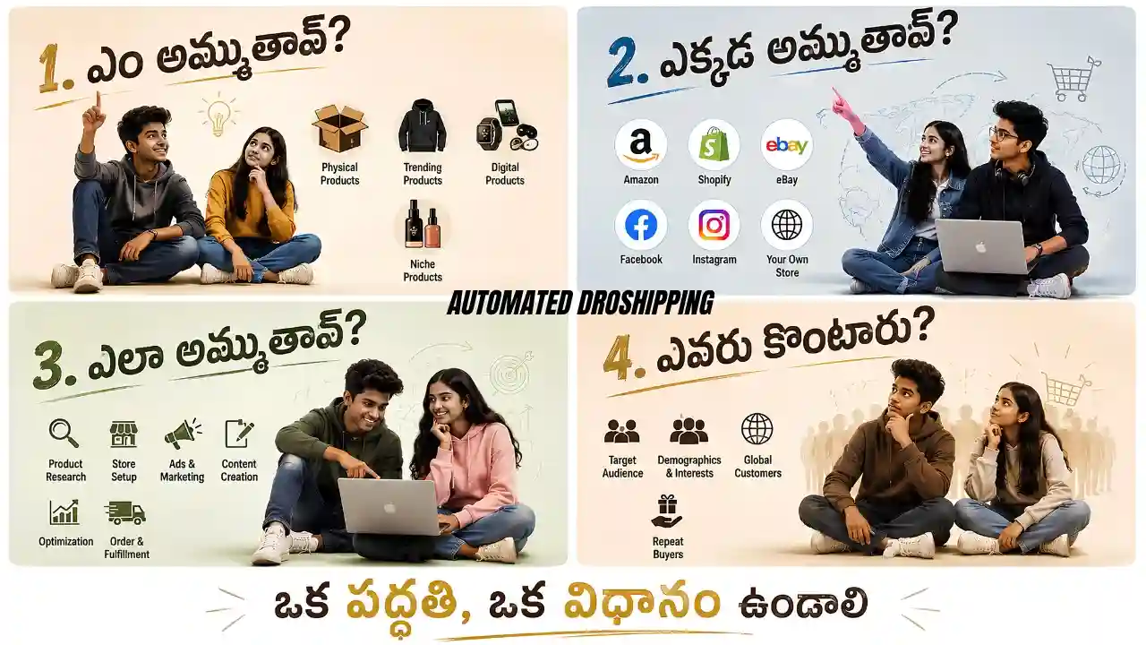 Detailed overview of the Full Dropshipping Step By Step Business Road Map In Telugu using AI automation, as found in our Business Ideas in Telugu guide.
