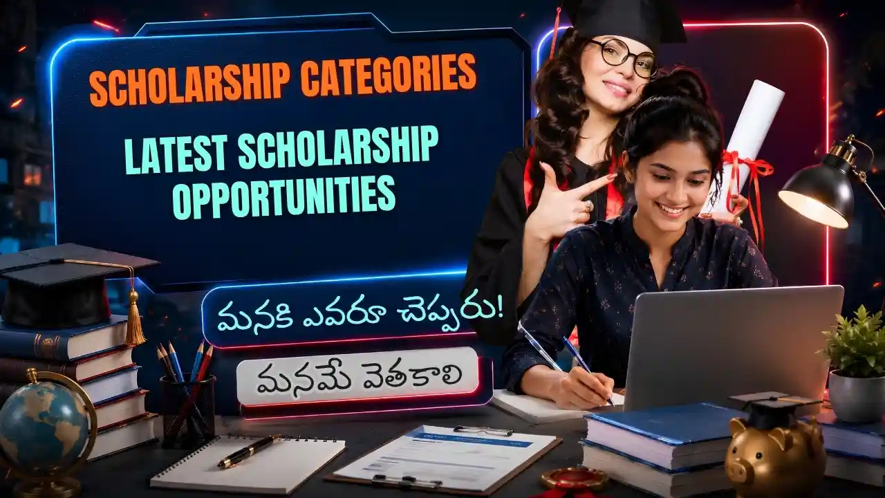 A visual detailed guide identifying the latest scholarship categories and application strategies in Telugu, presenting a lucrative work opportunity and smart small business ideas for aspiring consultants in Andhra Pradesh.