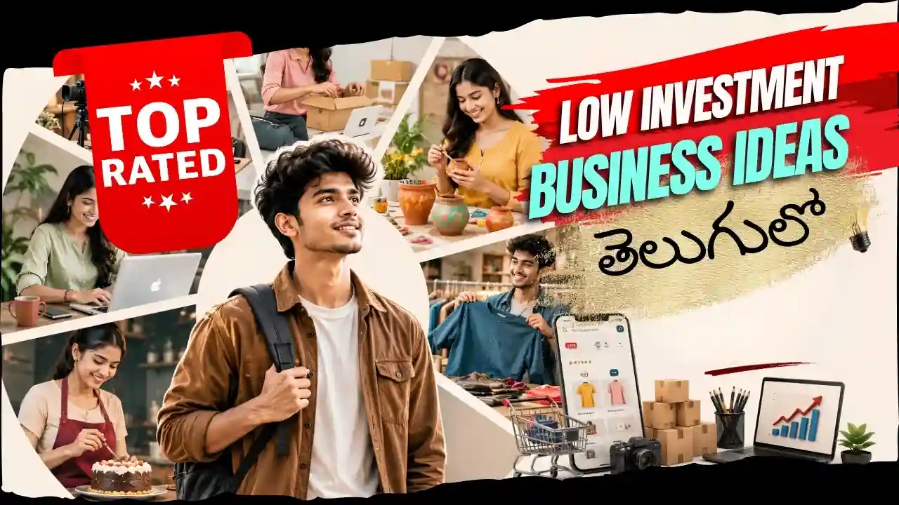 TOP 100 Best Small business ideas In Telugu | Low Investment బిజినెస్ ఐడియాస్ తెలుగులో: తక్కువ పెట్టుబడితో ఎక్కువ లాభం. startup Ideas For Telugu Youth in Andhra Pradesh.