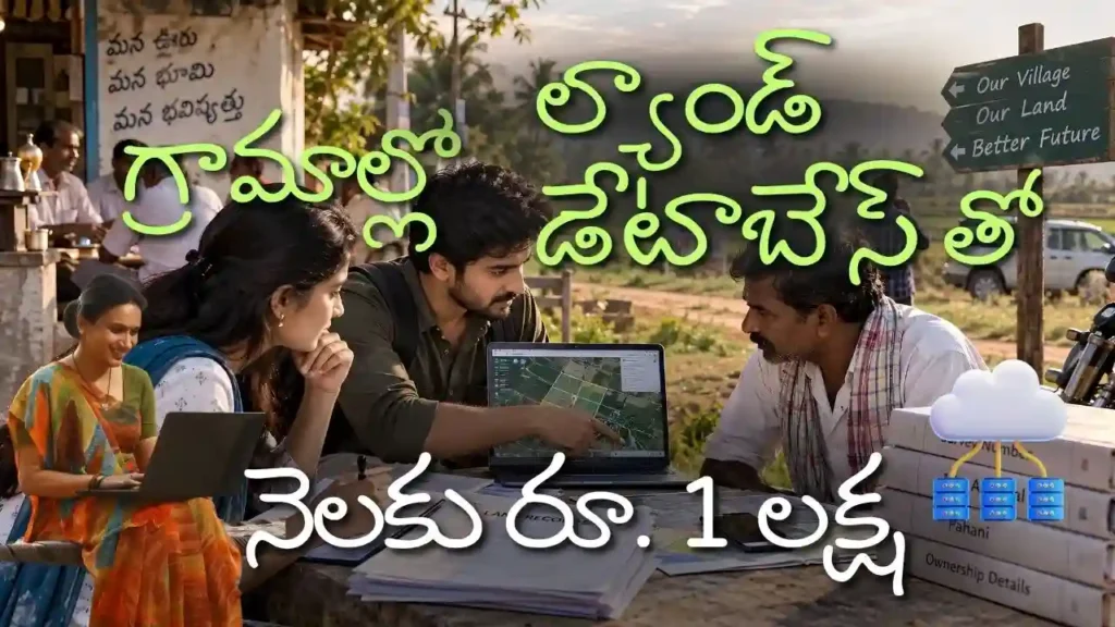 గ్రామాల్లో ల్యాండ్ డేటాబేస్ తో నెలకు రూ. 1 లక్ష వరకు సంపాదన? విలేజ్ ప్రాపర్టీ ఇన్ఫర్మేషన్ బిజినెస్ (Village Property Information Business)
